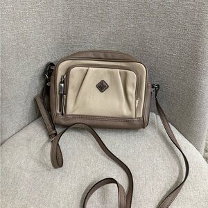 Two-Tone Crossbody Bag
